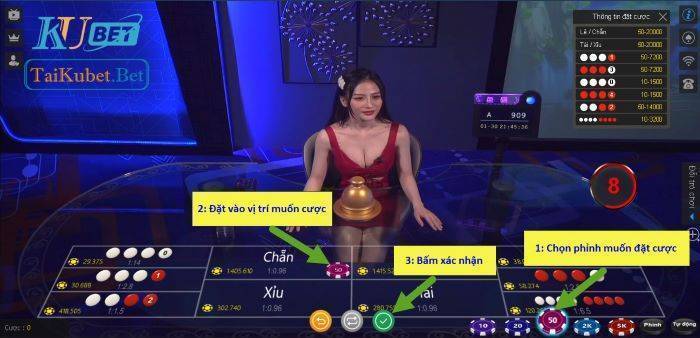 Xóc đĩa Kubet 3 Hướng dẫn vào game xóc đĩa Kubet