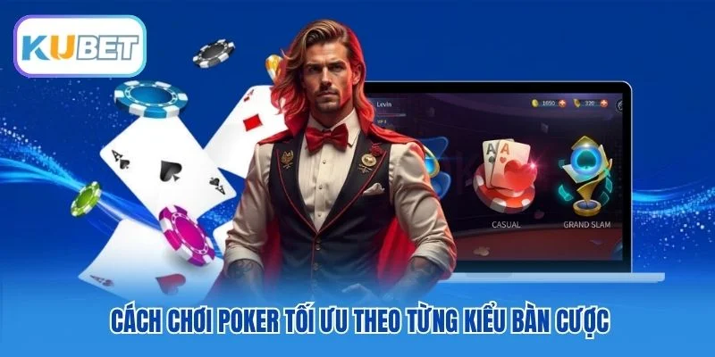 Cách chơi Poker tối ưu theo từng kiểu bàn cược Cách chơi Poker tối ưu theo từng kiểu bàn cược