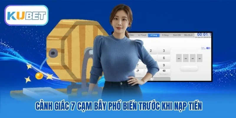 Cảnh giác 7 cạm bẫy phổ biến trước khi nạp tiền