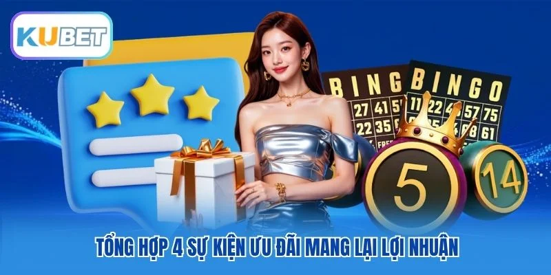 Tổng hợp 4 sự kiện ưu đãi mang lại lợi nhuận Tổng hợp 4 sự kiện ưu đãi mang lại lợi nhuận